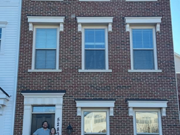 Chantilly Townhouse with the new owners
