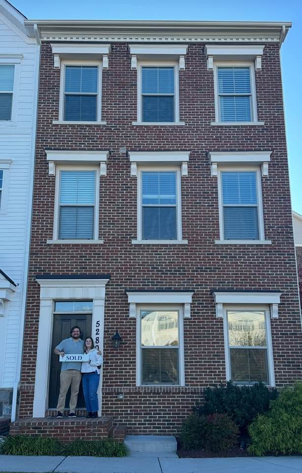 Chantilly Townhouse with the new owners